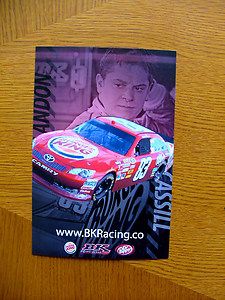 Landon Cassill 2012 83 Burger King Dr Pepper NASCAR Postcard 3rd Ver 