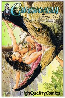 CAVEWOMAN JUNGLE TALES #3flip cover/comic with a Blonde Medusa 