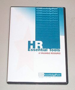 HR Essential Tools CCH Knowledge Point Software 200 Forms Checklists 
