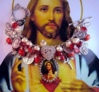 Most Loving Sacred Heart Cameo, Saints Catholic Medals Religious 