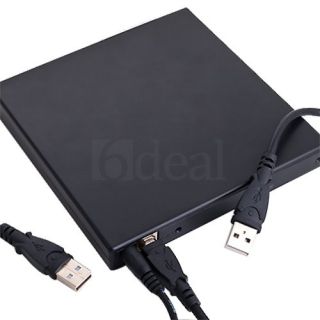 USB 2 0 Laptop CD DVD ROM RW Drive External Slim Case