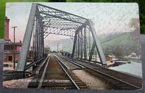 Central RR of NJ Bridge Lehigh MT Allentown PA 1907