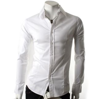 New Mens Casual Luxury Stylish Dress Slim Shirts ST50