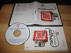   Photoshop Album 2 0 PC CD ROM 2003 Full Retail Version for Windows XP