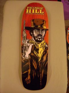 Cease and Desist Powell Peralta Frankie Hill Clint Eastwood Deck Red 
