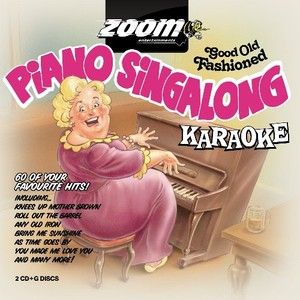 Zoom Karaoke Old Fashioned Piano Singalong CDG Disc Set