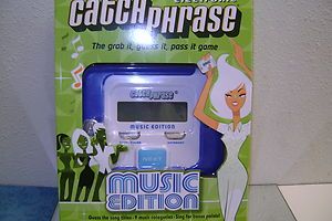 CATCH PHRASE ELECTRONIC ADULT PARTY GAME MUSIC EDITION PARKER BROTHERS 