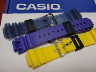 Casio G Shock Resin Replacement band 3 Colors DW5600 / DW6900
