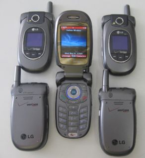 lg vx8300 verizon gps cell phones wall chargers description lot of