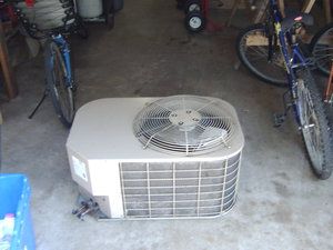 Central Air Conditioning unit 2 1 2 ton EVCON brand Used but runs 
