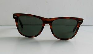 Vintage Ray Ban B L Wayfarer II Tortoise Sunglasses