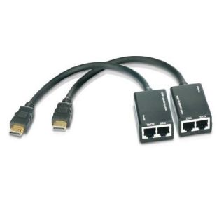 Fosmon HDMI Extender Over Cat5e or Cat6 Cables with Pigtail Up to 30 M 