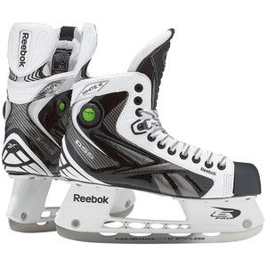 New Reebok White K Pump Junior Ice Hockey Skates Size 4 5D