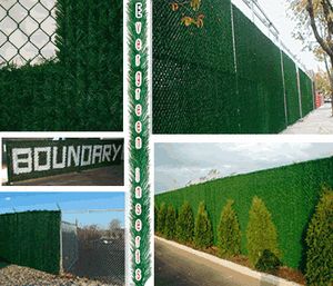Chain Link Fence Evergreen Hedge Inserts 4ft