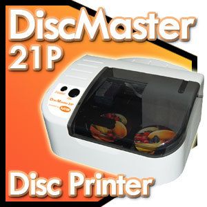 Autoloader CD DVD 21 Disc Printer Automatic Color Label Inkjet System 