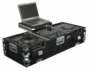 Odyssey CGS12CDJ Carpeted Glide Style CD Mixer Case New