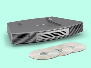 bose wave radio cd player 3 disc multi cd changer titanium brand new