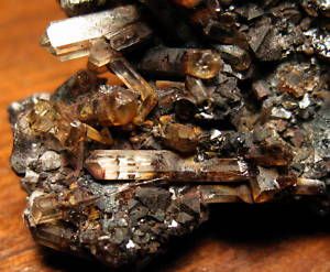   Apatite with Magnetite Crystals from Cerro de Mercado Mexico