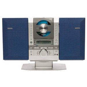 Fisher SLIM 1500 Radio Stereo CD Player Clock with Remote Control