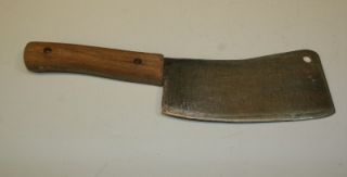  MARKINGS ON THIS MEAT CLEAVER . CELAN AND NEWER CONDITION SEE PICS