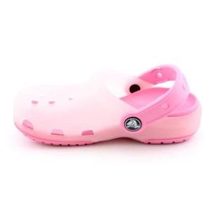 Crocs Chameleons Translucent Clog Youth Kids Girls Size 2 Pink Clogs 