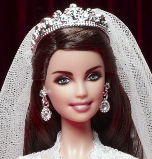 William Catherine Royal Wedding Giftset Barbie Ken Dolls