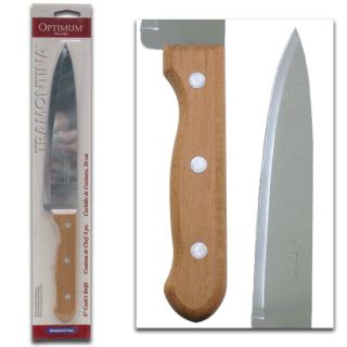 Wooden Handle Cooks Knife Optimum Series by Tramontina