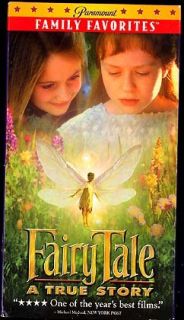 Fairytale A True Story VHS Like New w Fairy Stickers 097363320432 