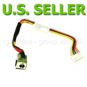 New DC AC Charger Port for HP Pavilion DV2000 DC in Jack w Cable 50 