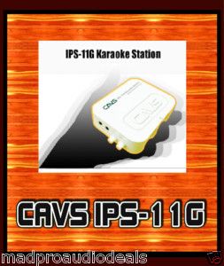 CAVS KARAOKE PLAYER IPS 11G DIGITAL MEDIA INTERFACE system video 8mm 