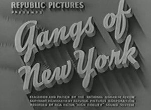 Gangs of New York DVD 1938 Charles Bickford Undercover Cop Crime Drama 