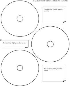   Up CD DVD Media Labels 300 Labels 100 Sheets for Laser Printers
