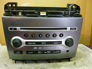09 10 Nissan Maxima Radio 6 Cd  Player CY61D PN 3005D 28185 9N72B