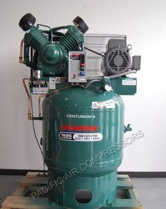   Phase 80gal Vertical Champion Air Compressor w After Cooler