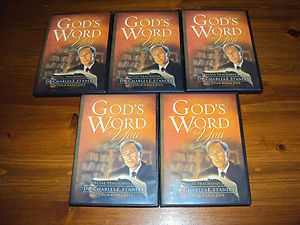 Dr Charles Stanley God’s Word for You CDs 5 Teachings