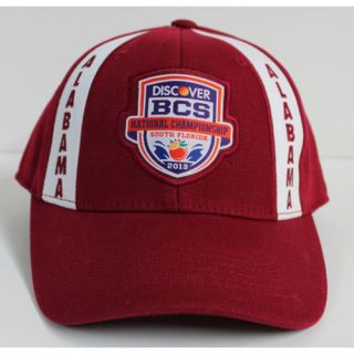   Tide 2013 Discover BCS National Championship Game 1FIT Cap   Crimson