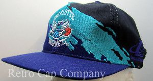 Vintage Charlotte Hornets Retro Snapback Cap
