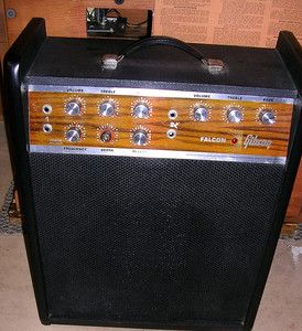Vintage Gibson Falcon Amp 1968 Amplifier  Tube 12ax7 6BQ5 12  guitar 