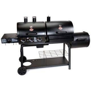 Char Griller Trio Gas Charcoal Grill and Smoker with Cover