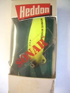 Vintage Lure Heddon Sonar Lure 433 YF Old Vtg Collectible Heddon Lures 