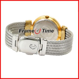 Philippe Charriol Mens Diamond Cable Pearl Celtic Watch