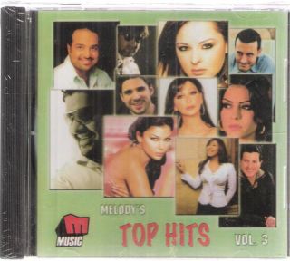 Melodys Top Hits Vol 3 Variety Arabic Artist Mix CD 7892051401324 