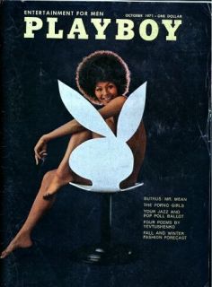   Vintage Playboy October 1971 Charles Evers Claire Rambeau