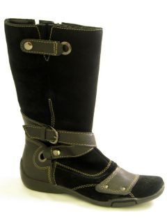 New Naturalizer Cerina Black Suede Boot Womens 5 5 M