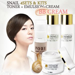 chae a snail 4sets kits SNAIL CREAM bb cream korean cosmetics