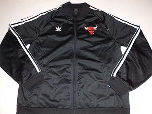 Adidas Trefoil NBA Chicago Bulls Legacy Track Jacket Size L