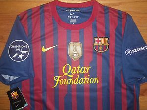 Messi Barcelona Champions League 2012 Soccer Jersey