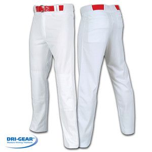 Champro Mens Dri Gear Pro Plus Open Bottom Pants Baseball Soft​ball 
