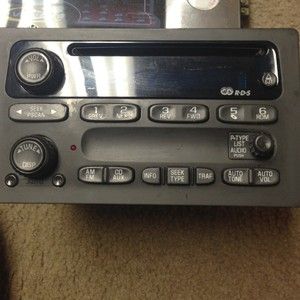 02 03 Chevrolet Blazer Sonoma S10 S15 Cd Radio Cd Player 15091316 PL 