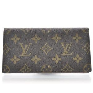 Louis Vuitton Vintage Monogram Checkbook Holder Wallet